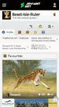 Mobile Screenshot of beast-isle-ruler.deviantart.com