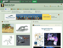 Tablet Screenshot of beast-isle-ruler.deviantart.com