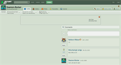 Desktop Screenshot of deamon-rocker.deviantart.com