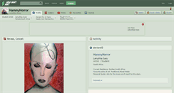 Desktop Screenshot of hammyhorror.deviantart.com