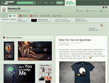 Tablet Screenshot of moumou38.deviantart.com