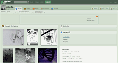 Desktop Screenshot of cutedia.deviantart.com