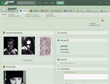 Tablet Screenshot of jubeijrl.deviantart.com