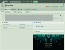 Tablet Screenshot of opinion1plz.deviantart.com