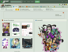 Tablet Screenshot of drakithu.deviantart.com
