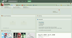 Desktop Screenshot of firechidna.deviantart.com