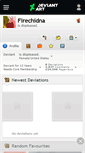 Mobile Screenshot of firechidna.deviantart.com