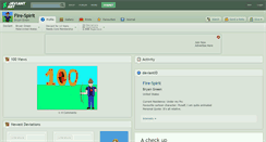 Desktop Screenshot of fire-spirit.deviantart.com
