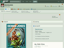 Tablet Screenshot of dennisjones.deviantart.com