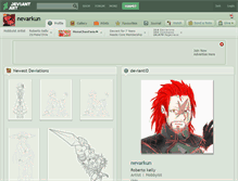 Tablet Screenshot of nevarkun.deviantart.com