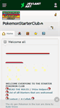Mobile Screenshot of pokemonstarterclub.deviantart.com