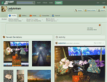 Tablet Screenshot of ladyaniram.deviantart.com