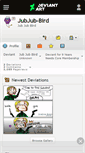 Mobile Screenshot of jubjub-bird.deviantart.com
