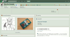 Desktop Screenshot of pinto-the-smeargle.deviantart.com