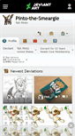 Mobile Screenshot of pinto-the-smeargle.deviantart.com