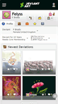 Mobile Screenshot of felyss.deviantart.com