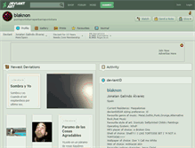 Tablet Screenshot of blaknon.deviantart.com