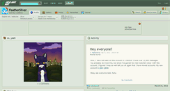 Desktop Screenshot of feathersilver.deviantart.com