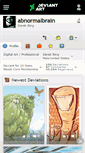 Mobile Screenshot of abnormalbrain.deviantart.com