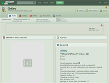 Tablet Screenshot of chifary.deviantart.com