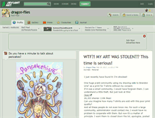 Tablet Screenshot of dragon-flies.deviantart.com