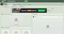 Desktop Screenshot of dual55.deviantart.com