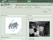Tablet Screenshot of erotic-sigh.deviantart.com