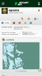 Mobile Screenshot of egolatra.deviantart.com