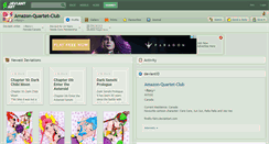 Desktop Screenshot of amazon-quartet-club.deviantart.com
