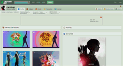 Desktop Screenshot of carolnap.deviantart.com