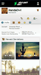 Mobile Screenshot of mandaowl.deviantart.com