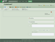 Tablet Screenshot of crystalocean7.deviantart.com