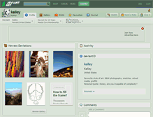 Tablet Screenshot of kailey.deviantart.com