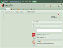 Tablet Screenshot of happypelican.deviantart.com