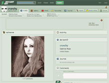 Tablet Screenshot of crunchy.deviantart.com