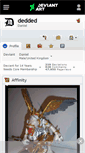 Mobile Screenshot of dedded.deviantart.com