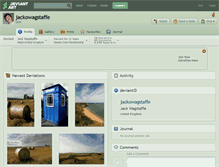 Tablet Screenshot of jackowagstaffe.deviantart.com
