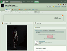 Tablet Screenshot of nightsdarkness.deviantart.com