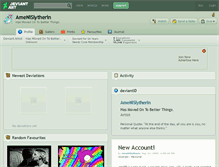 Tablet Screenshot of amenislytherin.deviantart.com