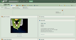 Desktop Screenshot of click--me.deviantart.com