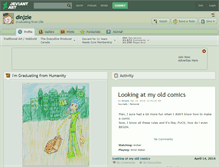 Tablet Screenshot of dinjzie.deviantart.com