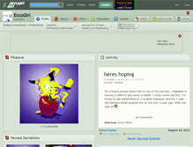 Tablet Screenshot of eccogirl.deviantart.com