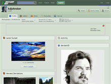 Tablet Screenshot of kdjohnston.deviantart.com