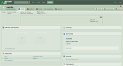 Desktop Screenshot of hairdie.deviantart.com