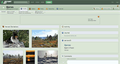 Desktop Screenshot of bjornes.deviantart.com