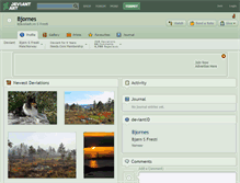 Tablet Screenshot of bjornes.deviantart.com