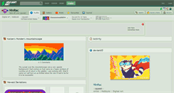 Desktop Screenshot of ninrac.deviantart.com