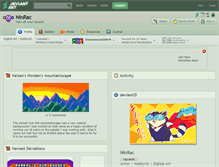 Tablet Screenshot of ninrac.deviantart.com