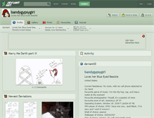 Tablet Screenshot of bandygypsygirl.deviantart.com