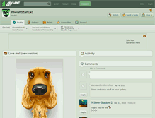 Tablet Screenshot of niwanotanuki.deviantart.com